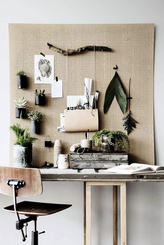 Donner du caractère à votre pièce avec un panneau perforé www.soodeco.fr/