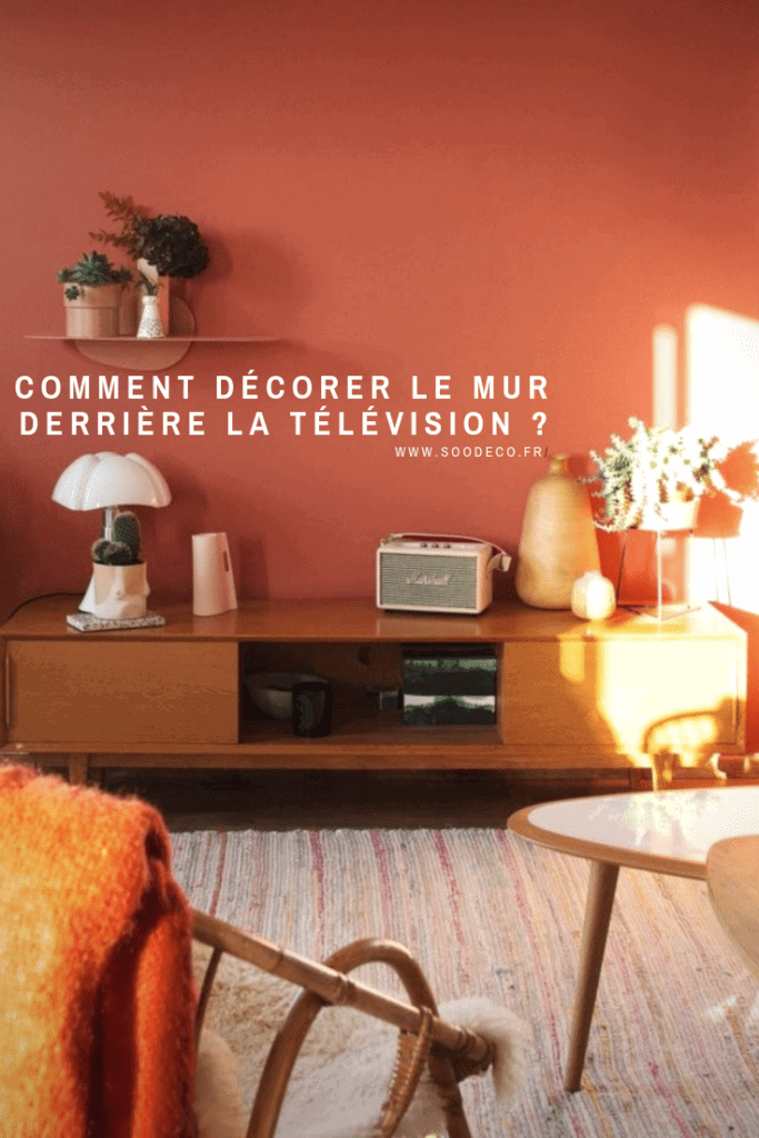 Comment décorer le mur derrière la télévision ? www.soodeco.fr/