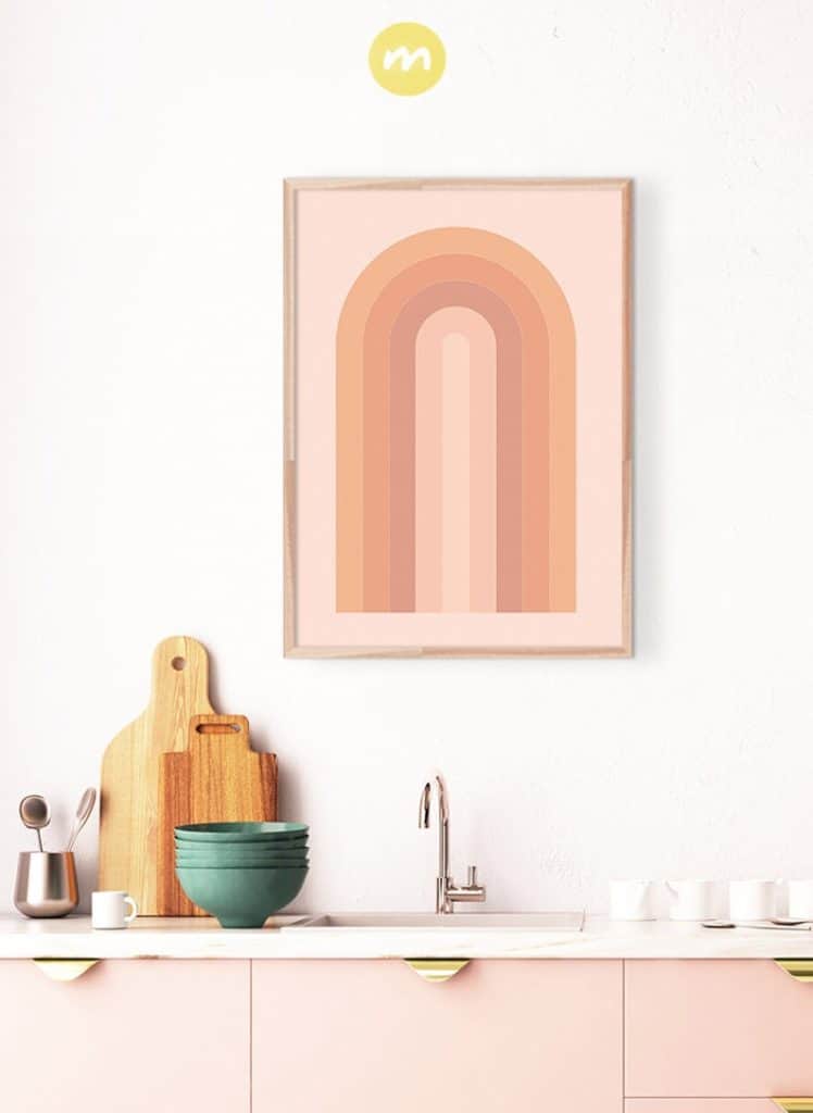 20 affiches terracotta - ocre dénichées sur Etsy www.soodeco.fr/