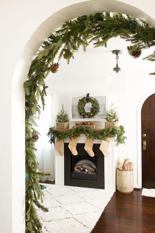 Décorer sa cheminée pour Noël www.soodeco.fr/