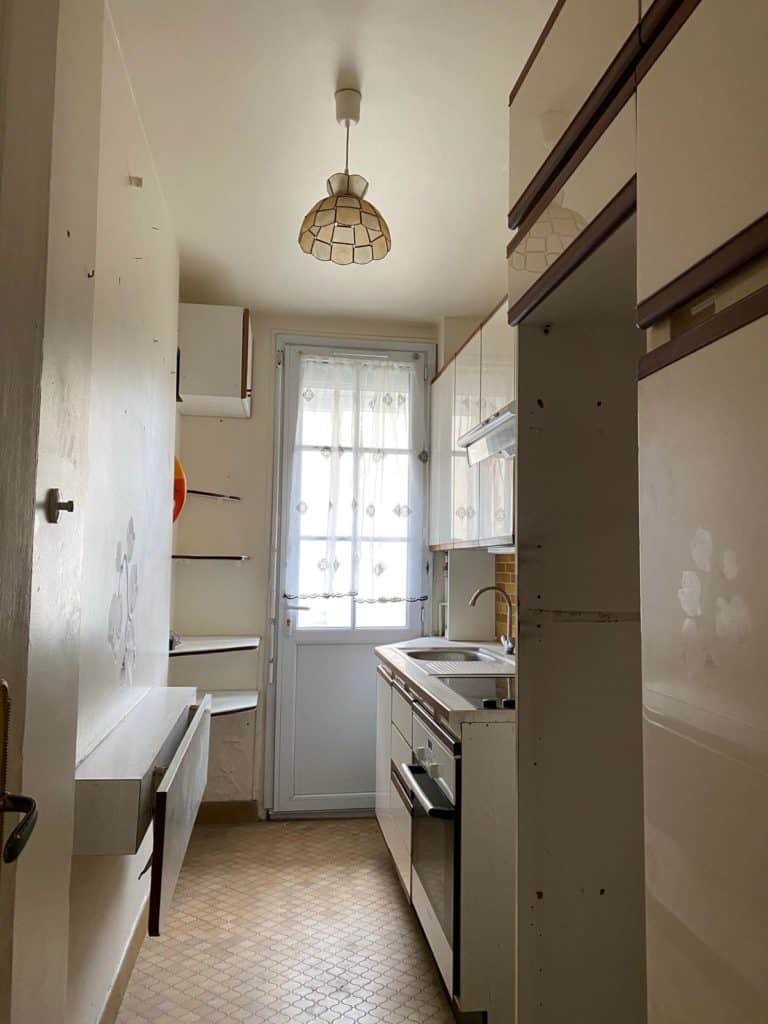 Cuisine vintage cuisine couloir ancienne avant rénovation