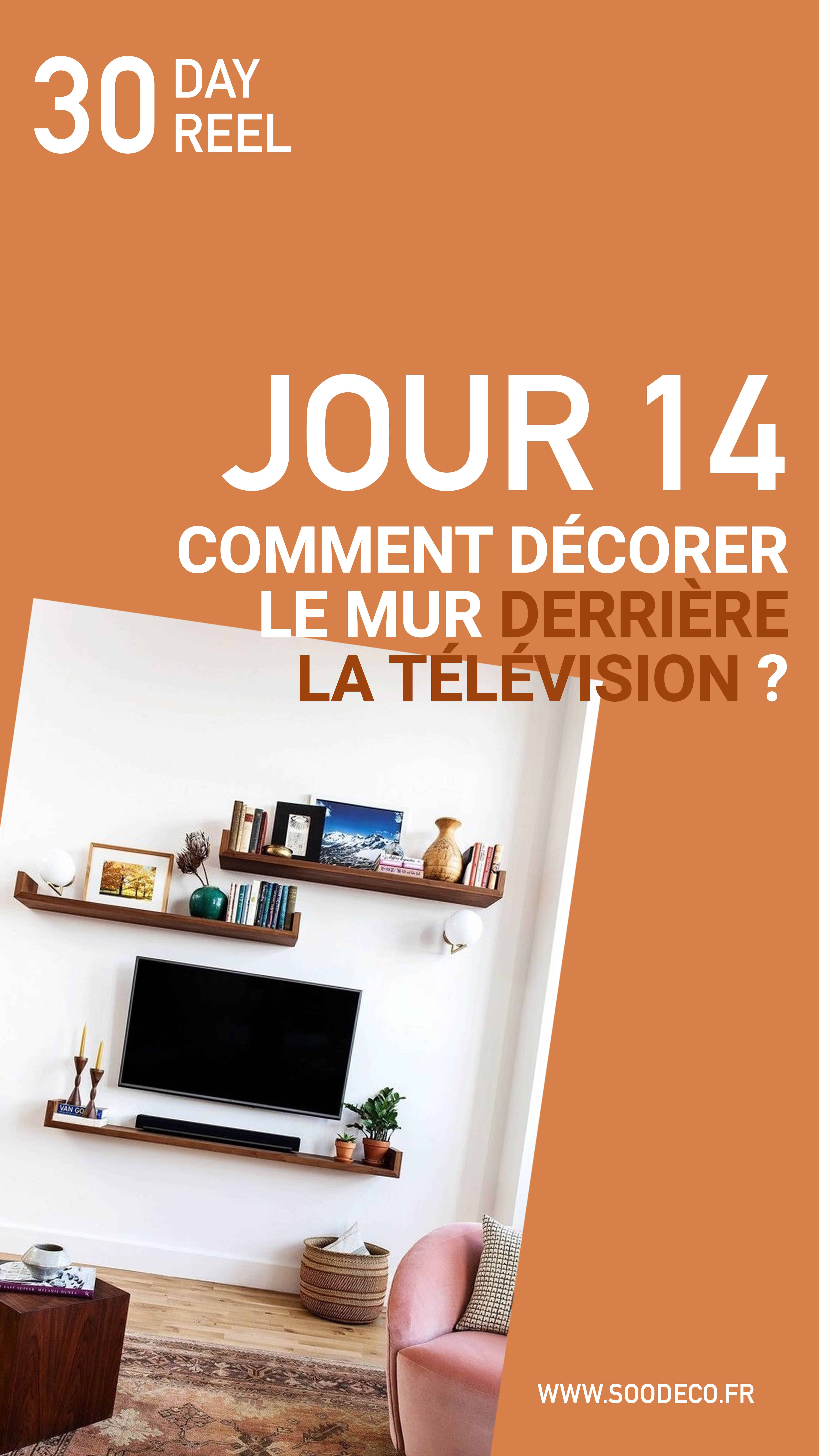 Comment décorer le mur derrière la télévision ?