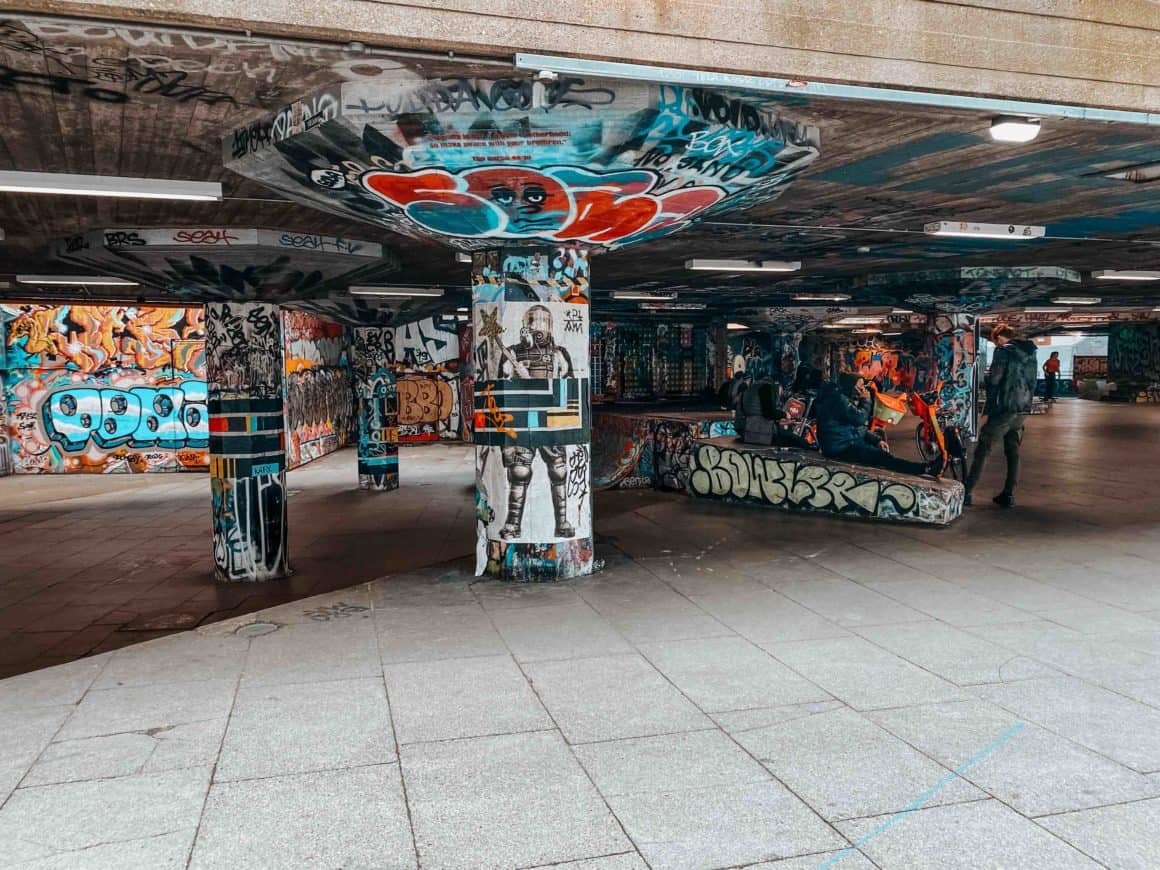 Street art Londres South Bank Center South Bank London