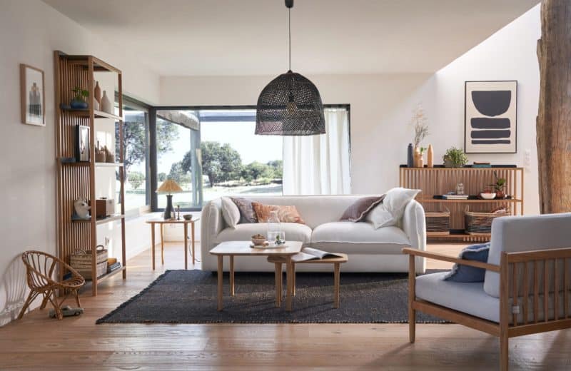 Salon maison moderne table basse design