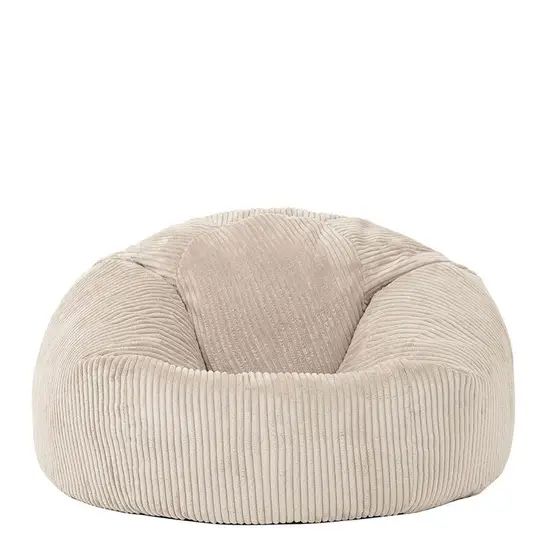 Pouf XXL en velours cotelé