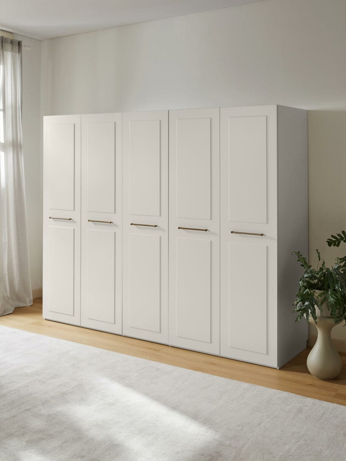 Armoire battante à compartiments dressing chambre